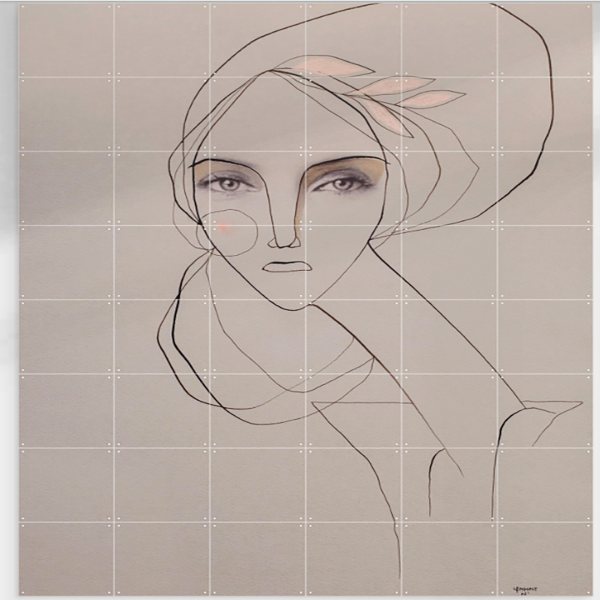 cuadro mujer Flora | tienda de interiorismo y decoración en Teruel